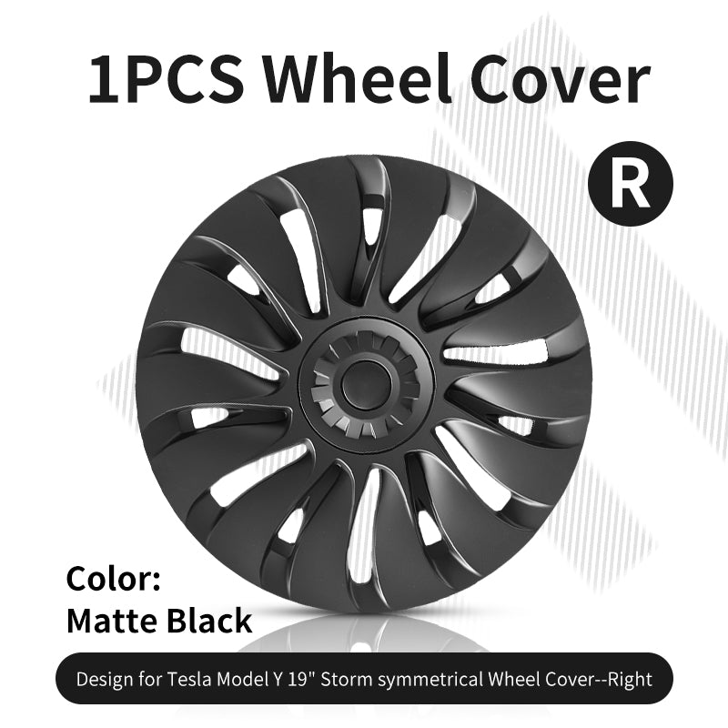 1 Piece Wheel Cover in Multiple Styles for Tesla Model Y - MOTENIO