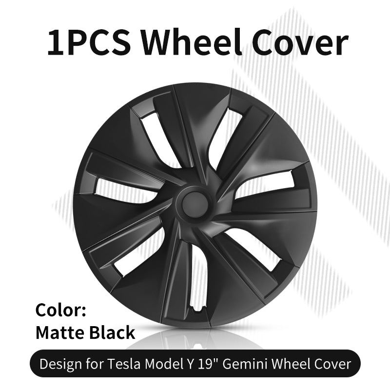 1 Piece Wheel Cover in Multiple Styles for Tesla Model Y - MOTENIO