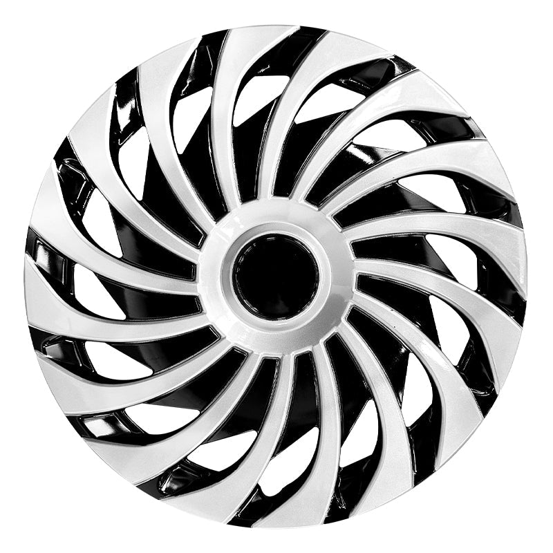 14" Cyclone Style Wheel Covers Hubcaps for Universal Fit R14 Tire Steel Wheels 4 PCS - MOTENIO