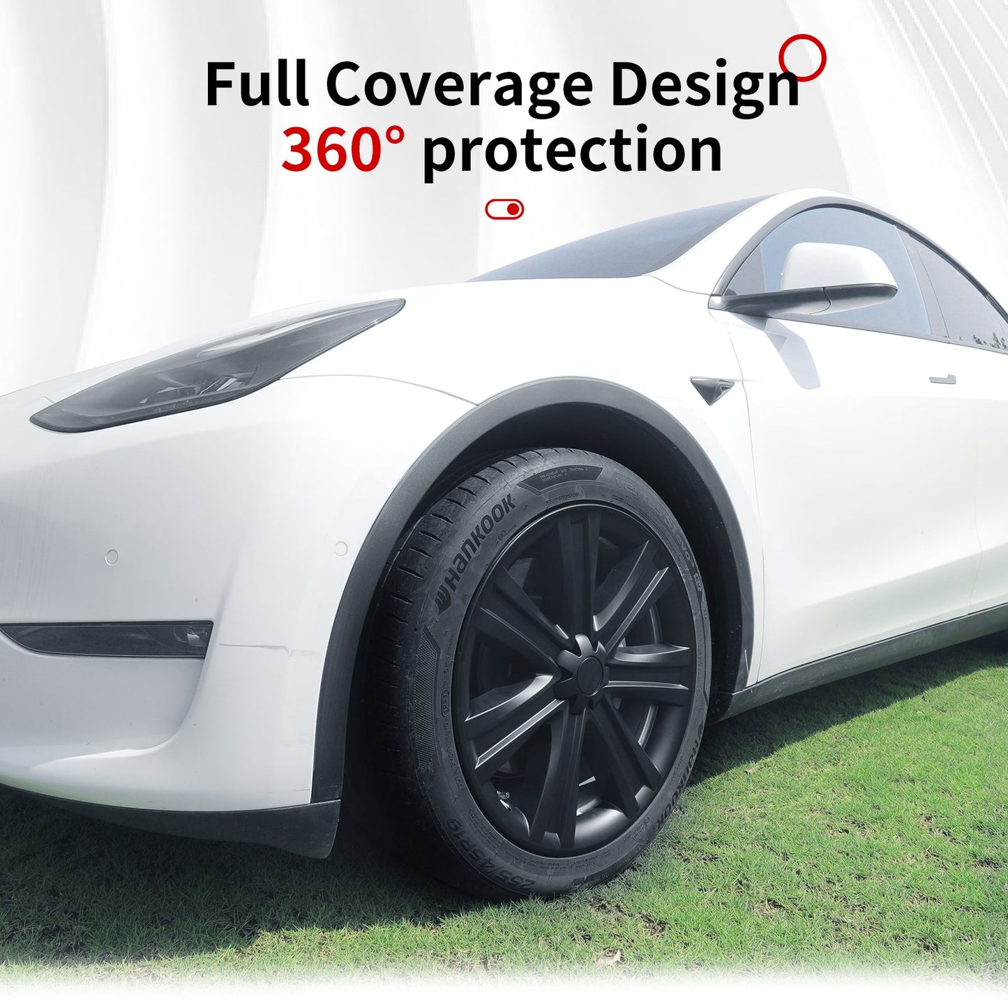 19'' Arachnid Style Wheel Cover for Tesla Model S/Y - MOTENIO