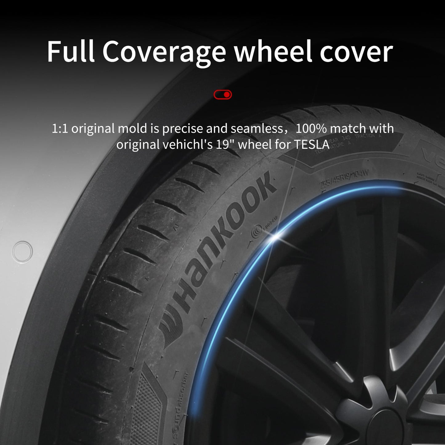 19'' Arachnid Style Wheel Cover for Tesla Model S/Y - MOTENIO
