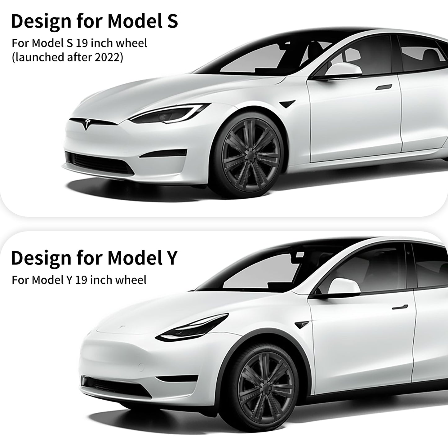 19'' Arachnid Style Wheel Cover for Tesla Model S/Y - MOTENIO