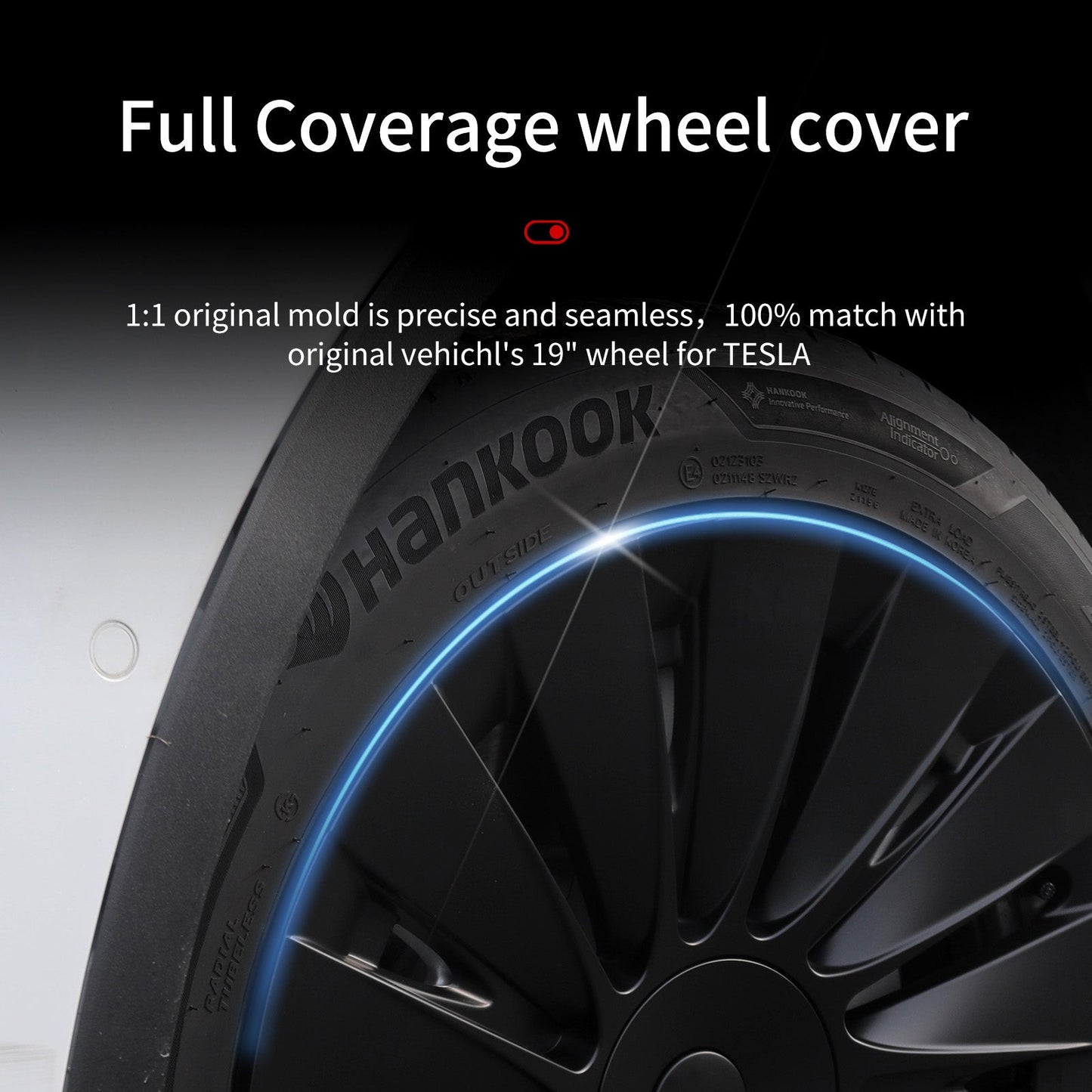 19'' Blade Style Wheel Cover for Tesla Model Y - MOTENIO