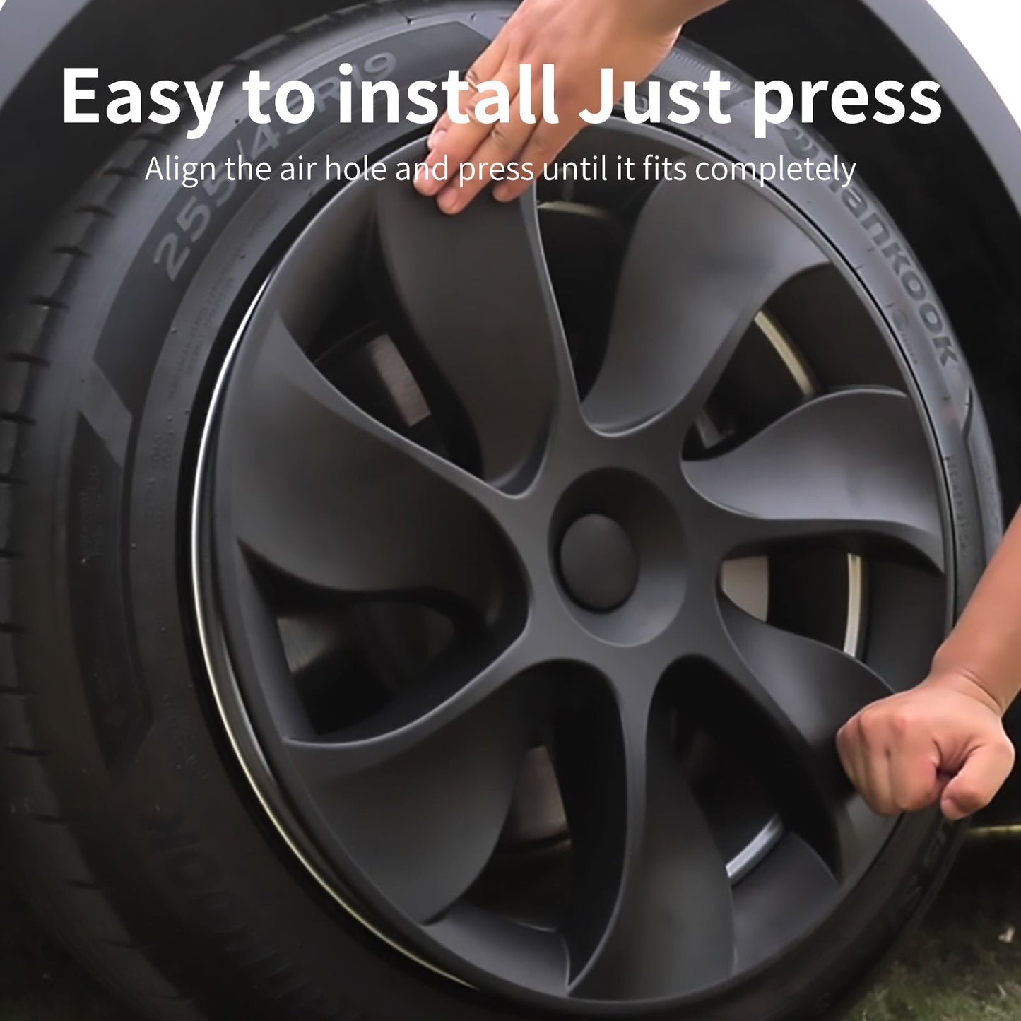 19'' Cyclone Style Wheel Cover for Tesla Model Y - MOTENIO