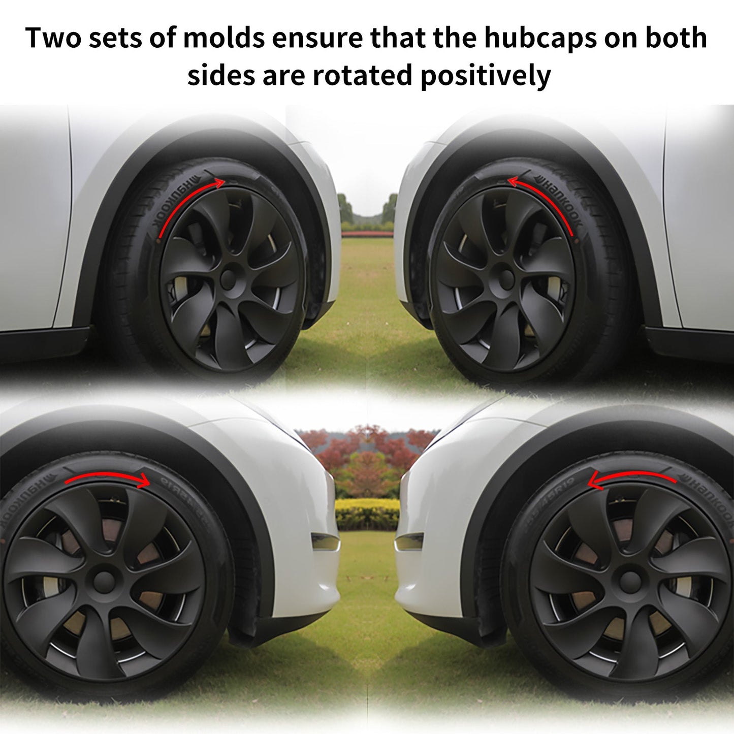 19'' Cyclone Style Wheel Cover for Tesla Model Y - MOTENIO