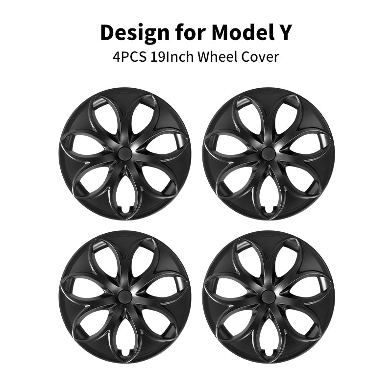 19'' Petal Style Wheel Cover for Tesla Model Y 2020 - 2024 Year - MOTENIO
