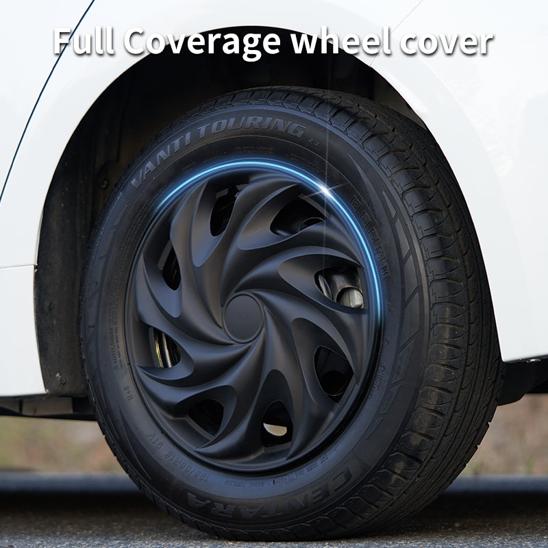 14" Tornado Style Wheel Covers Hubcaps for Universal Fit R14 Tire Steel Wheels 4 PCS
