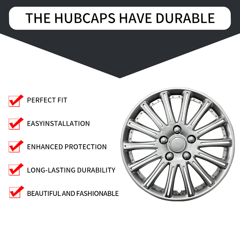 14" umbrella Style Wheel Covers Hubcaps for Universal Fit R14 Tire Steel Wheels 4 PCS