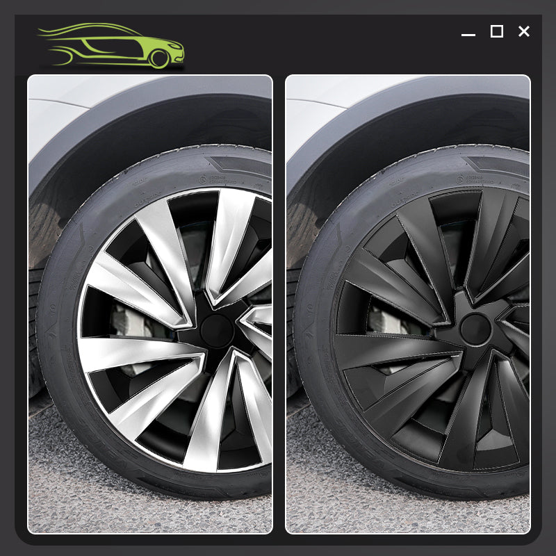19inch Wheel Cap for Model Y Juniper 2025 Turbine Car Performance Accessories Hub Cap Automobile Wheel Cap Design for Tesla 4PCS