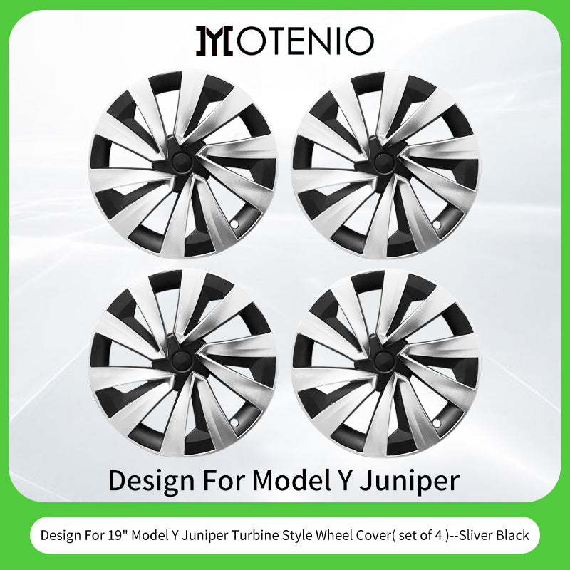 19inch Wheel Cap for Model Y Juniper 2025 Turbine Car Performance Accessories Hub Cap Automobile Wheel Cap Design for Tesla 4PCS
