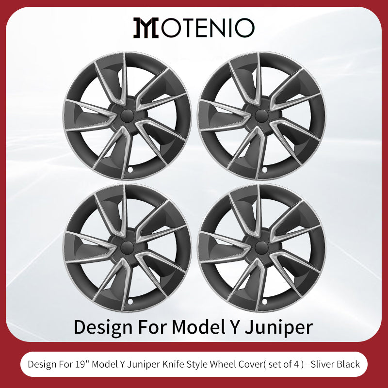 19inch Wheel Cap for Model Y Juniper 2025 Turbine Car Performance Accessories Hub Cap Automobile Wheel Cap Design for Tesla 4PCS