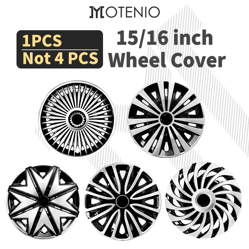 1 Piece 15 & 16 Inch Wheel Cover in Multiple Styles for Family Vehicles - MOTENIO
