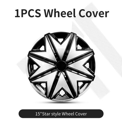 1 Piece 15 & 16 Inch Wheel Cover in Multiple Styles for Family Vehicles - MOTENIO