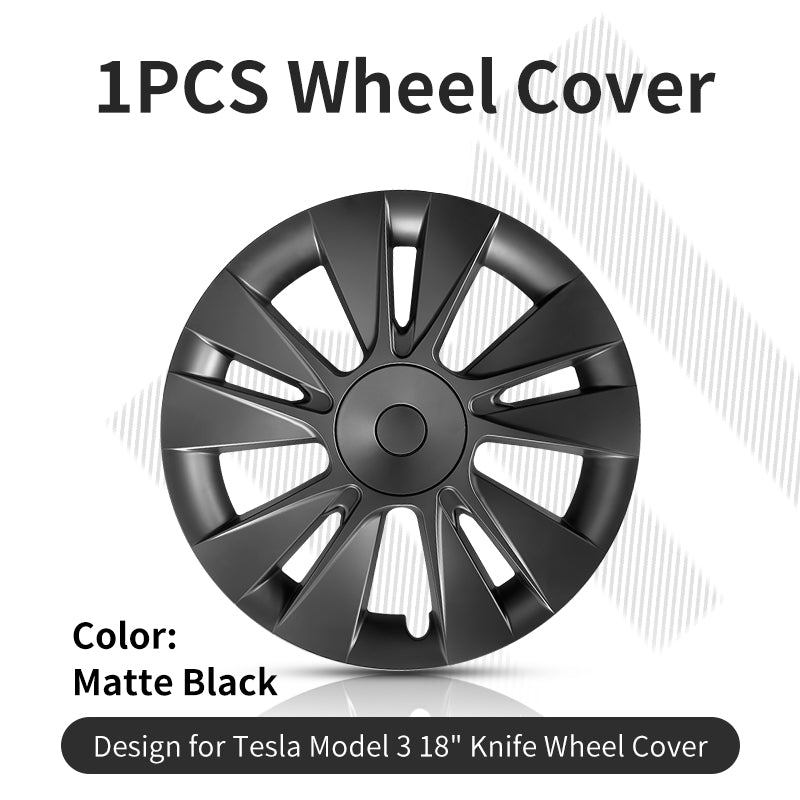 1 Piece 18" Wheel Cover in Multiple Styles for Tesla Model 3 - MOTENIO