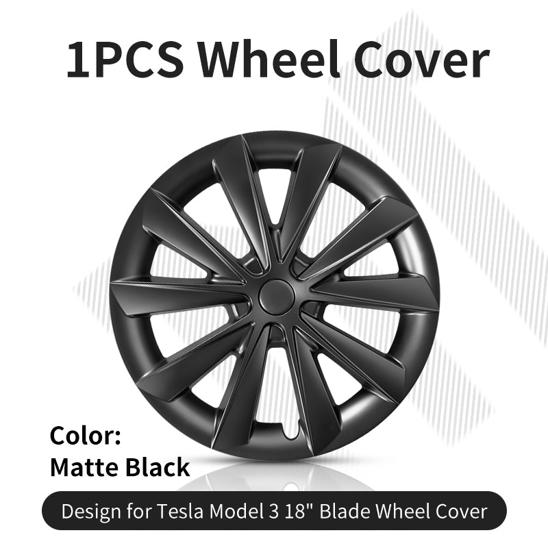 1 Piece 18" Wheel Cover in Multiple Styles for Tesla Model 3 - MOTENIO