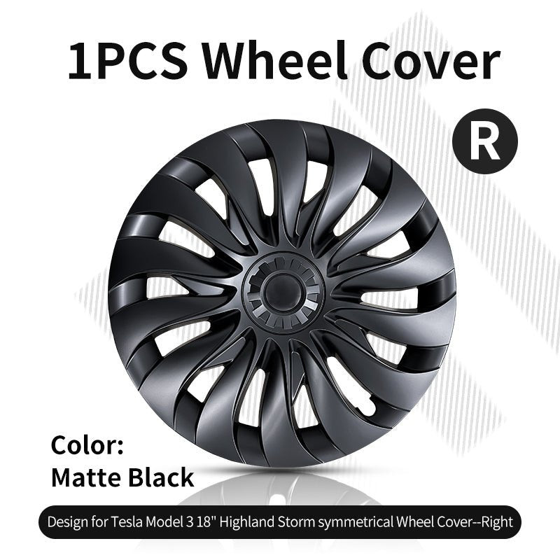 1 Piece 18" Wheel Cover in Multiple Styles for Tesla Model 3 Highland - MOTENIO