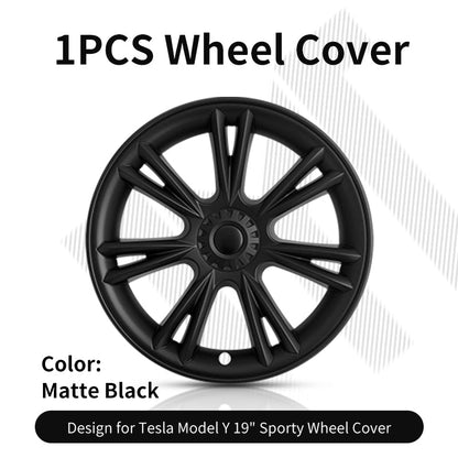 1 Piece Wheel Cover in Multiple Styles for Tesla Model Y - MOTENIO