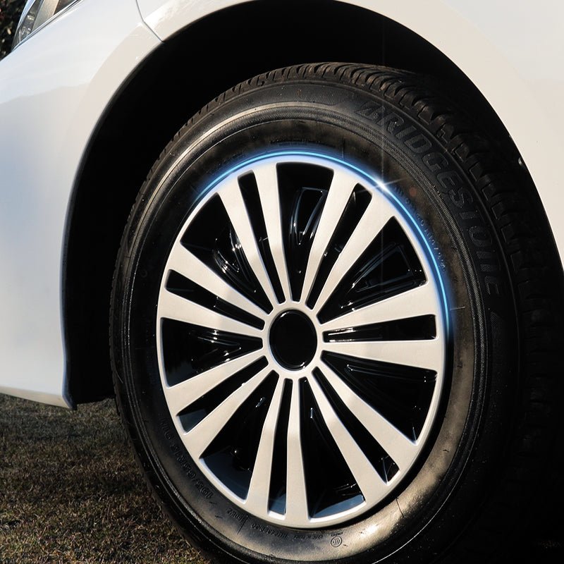 14" Arachnid Style Wheel Covers Hubcaps for Universal Fit R14 Tire Steel Wheels 4 PCS - MOTENIO