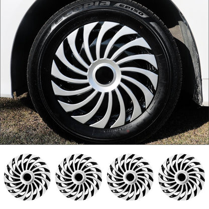 14" Cyclone Style Wheel Covers Hubcaps for Universal Fit R14 Tire Steel Wheels 4 PCS - MOTENIO