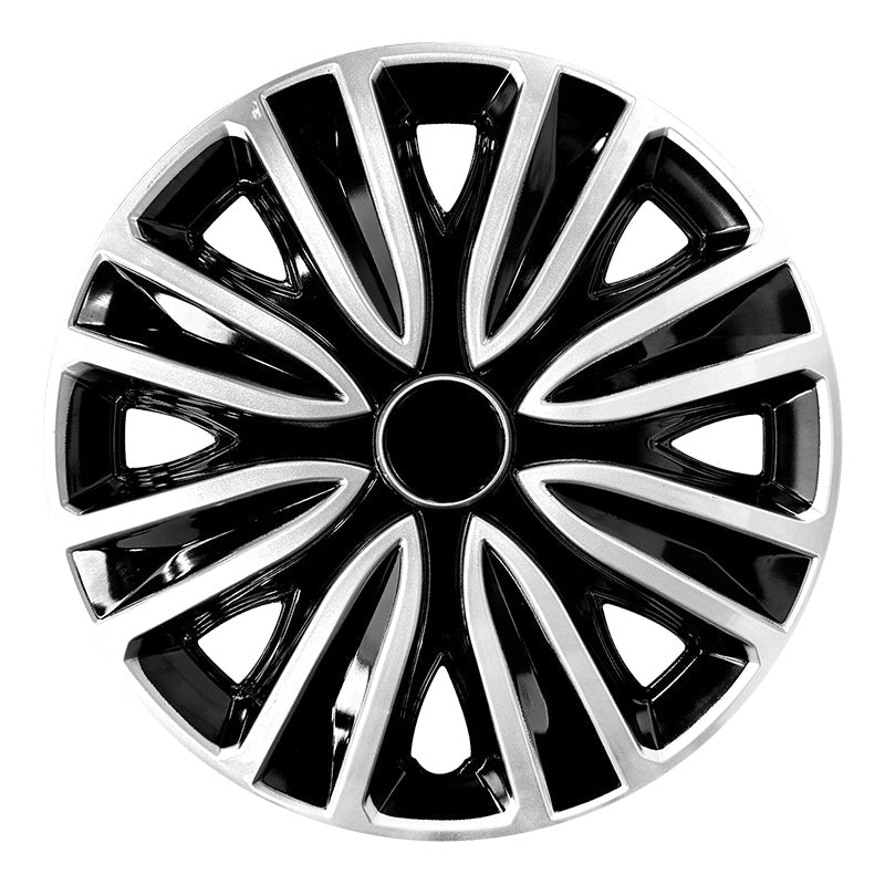 14" Sword Style Wheel Covers Hubcaps for Universal Fit R14 Tire Steel Wheels 4 PCS - MOTENIO
