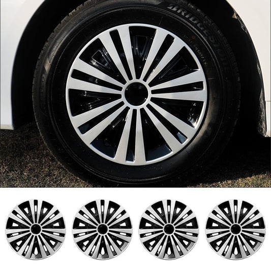 15" Arachnid Style Wheel Covers Hubcaps for Universal Fit R15 Tire Steel Wheels 4 PCS - MOTENIO