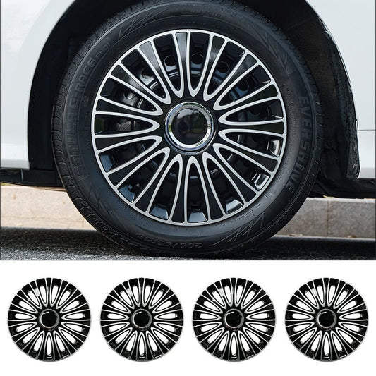 16" Dagger Style Wheel Covers Hubcaps for Universal Fit R16 Tire Steel Wheels 4 PCS - MOTENIO