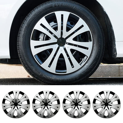 16" Shield Style Wheel Covers Hubcaps for Universal Fit R16 Tire Steel Wheels 4 PCS - MOTENIO