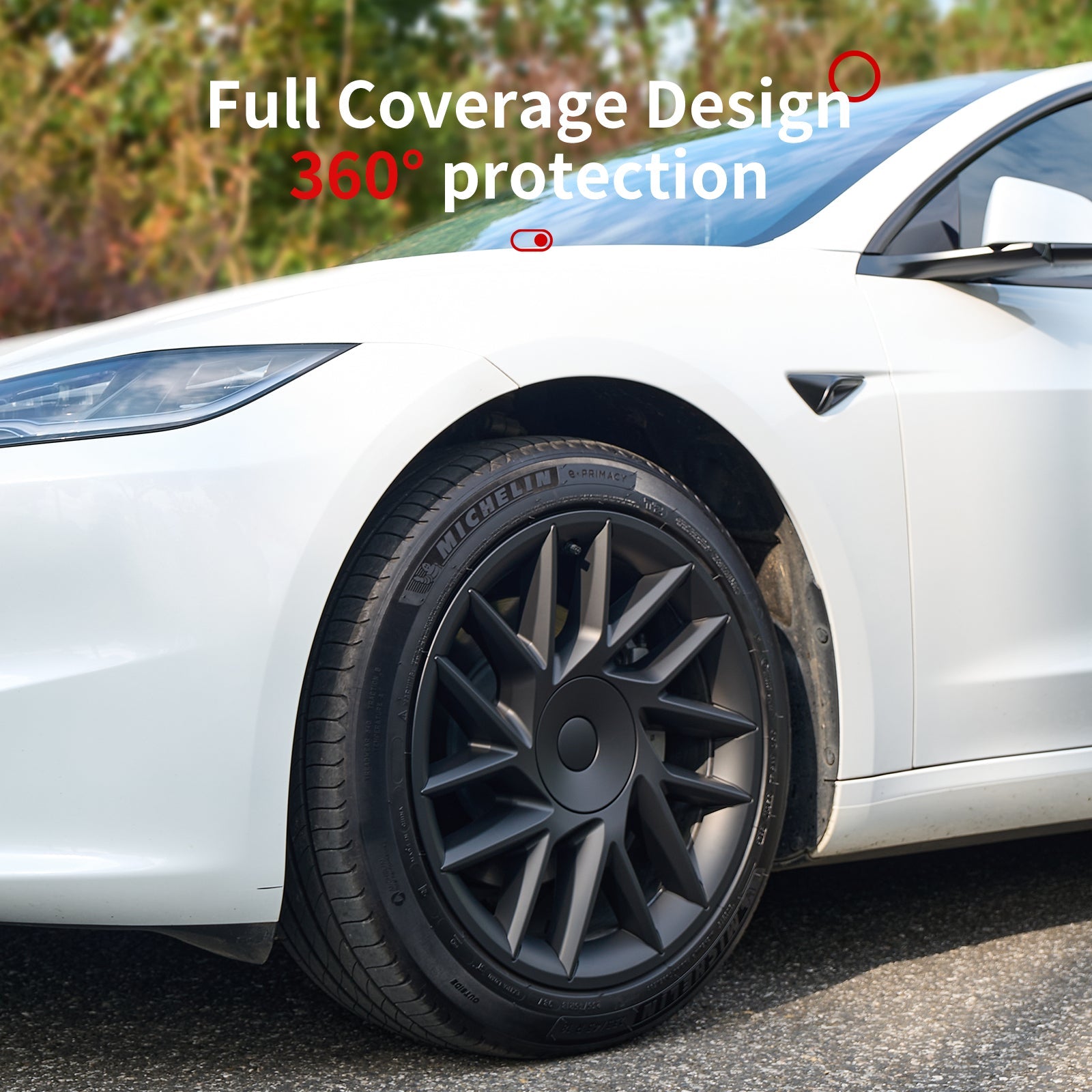18'' Sporty Style Wheel Cover for Tesla Model 3 Highland 2023 - 2024 Year - MOTENIO