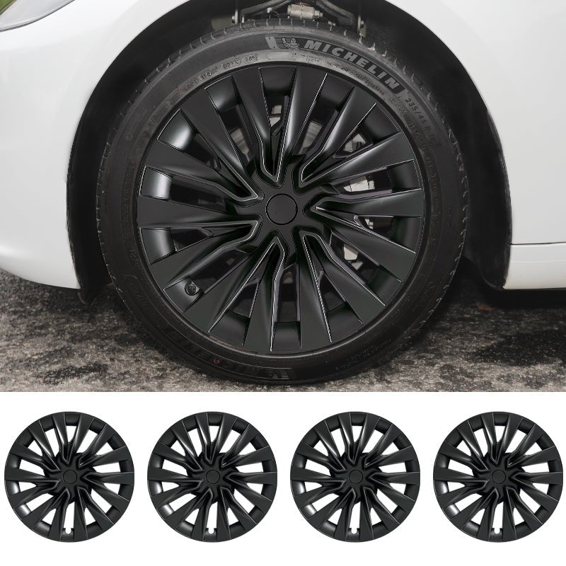 18'' Turbine Style Wheel Cover Hubcap for Tesla Model 3 Highland 2023 - 2024 Year - MOTENIO