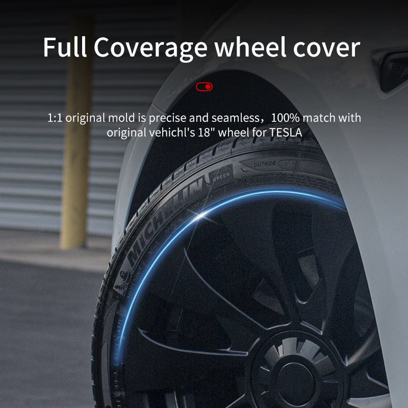 18'' Überturbine Style Wheel Cover for Tesla Model 3 2017 - 2023 Year - MOTENIO