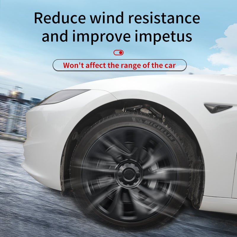 18'' Überturbine Style Wheel Cover for Tesla Model 3 2017 - 2023 Year - MOTENIO