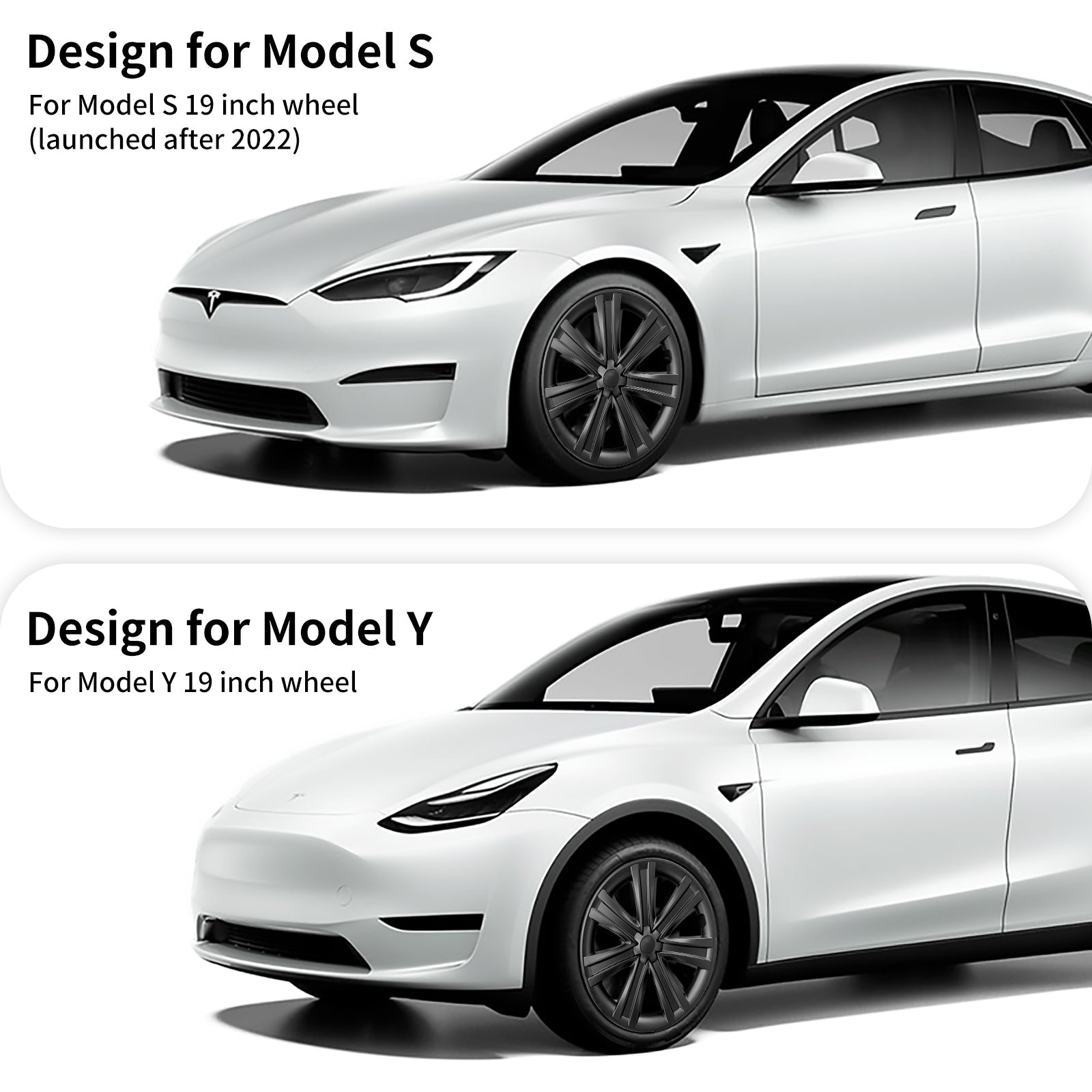 19'' Arachnid Style Wheel Cover for Tesla Model S/Y - MOTENIO