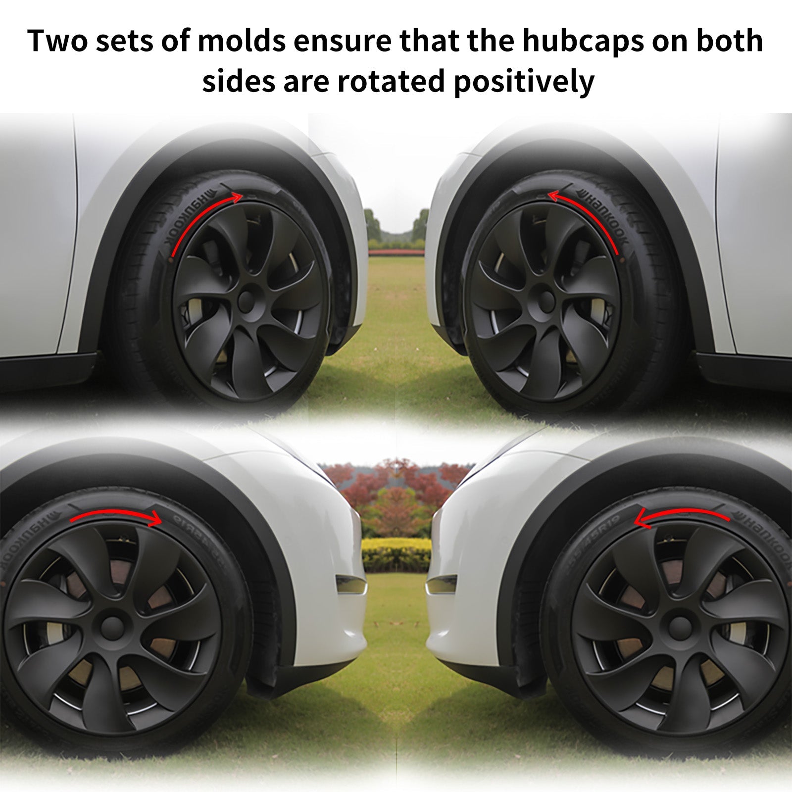 19'' Cyclone Style Wheel Cover for Tesla Model Y - MOTENIO