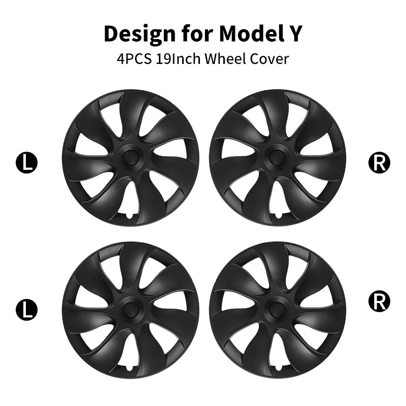 19'' Cyclone Style Wheel Cover for Tesla Model Y - MOTENIO