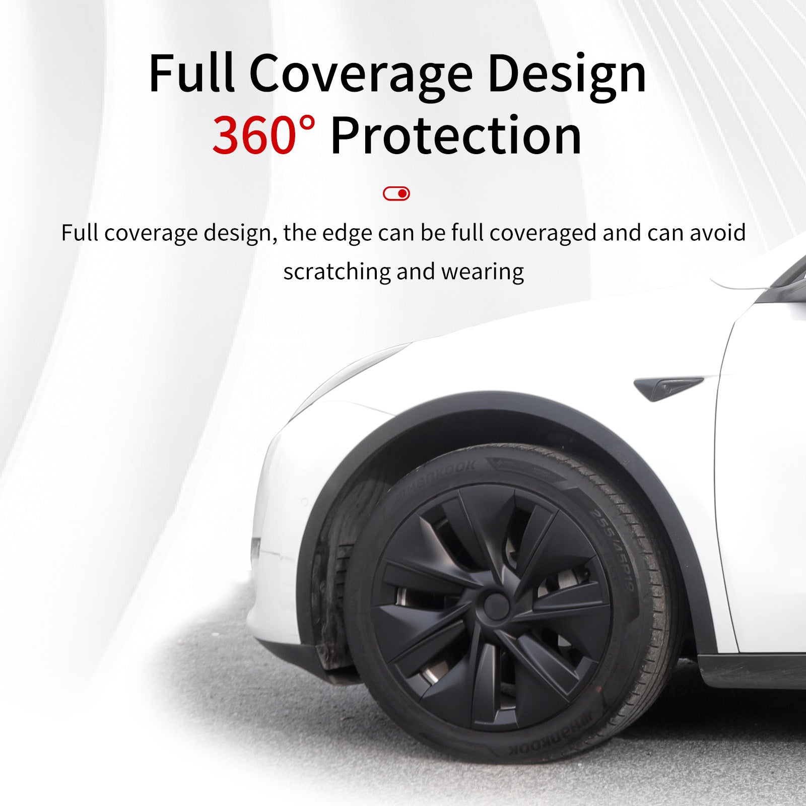 19'' Gemini Style Wheel Cover for Tesla Model Y - MOTENIO