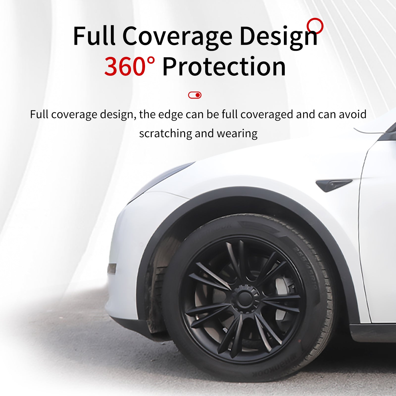 19'' Sport Style Wheel Cover for Tesla Model Y 2020 - 2024 Year - MOTENIO