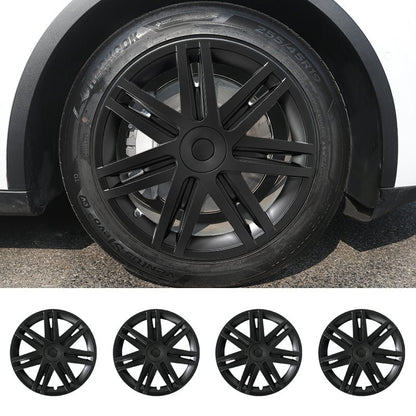 19'' Star Style Wheel Cover Full Coverage Hubcap for Tesla Model Y 2020 - 2024 Year - MOTENIO