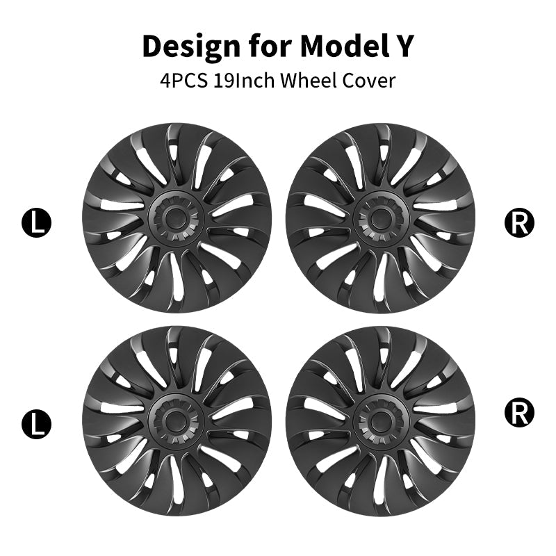 19'' Storm Style Wheel Cover for Tesla Model Y 2020 - 2024 Year - MOTENIO