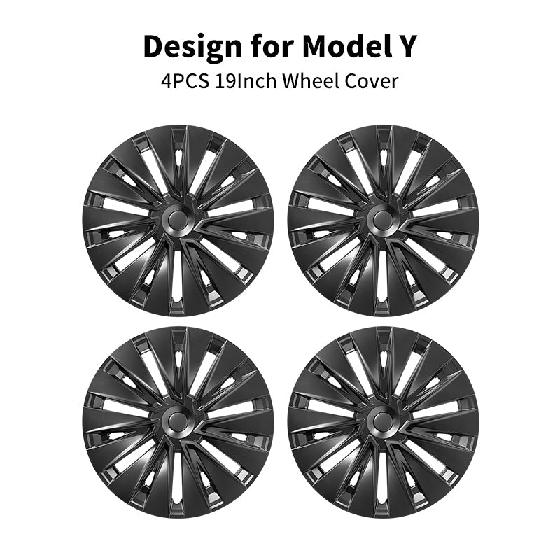 19'' Turbine Style Wheel Cover for Tesla Model Y 2020 - 2024 Year - MOTENIO