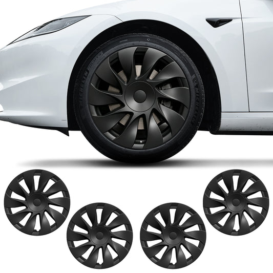 Design for 18" Model 3 Standard 2026 Wheel Cover 4pcs Cyclone hubcaps