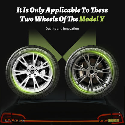 Design for Tesla Model Y 2020-2024 Wheel Cover 4pcs Full Rim Protect 19 Inch Hubcap Arachnid Style
