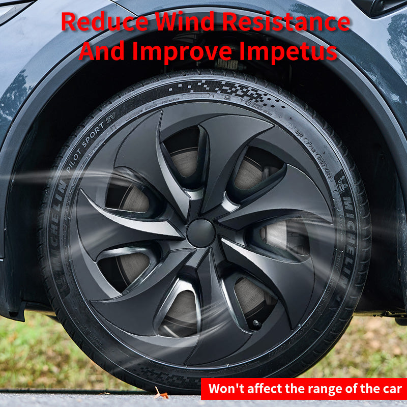 MOTENIO Tomahawk 18" Wheel Covers for Tesla Model Y Juniper with Aperture Wheels (2026-Present) - 4PCS