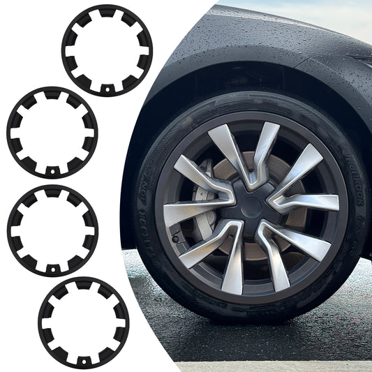 4PCS Design For Model 3 Highland 2023-2025 19 inch Wheel Protector Trim Rings