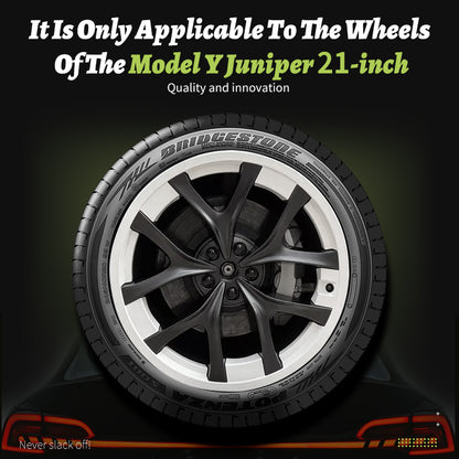 4PCS Wheel Rim Protector for Model Y Juniper Performance 21in Rim Guard Hubcap Cover for Tesla Model Y Performance Rim Case Curb Rash Protection Wheel Cover Tire Trim Covers