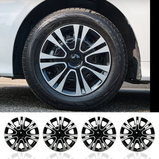 Design for Iron Rim, 15 inch Hubcap Set of 4, 15" Wheel Rim Cover, Compatible/Replacement Wheel cover