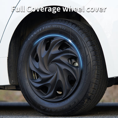 14" Tornado Style Wheel Covers Hubcaps for Universal Fit R14 Tire Steel Wheels 4 PCS