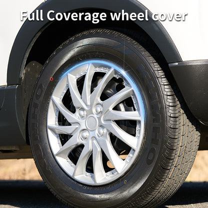 14" Sport Style Wheel Covers Hubcaps for Universal Fit R14 Tire Steel Wheels 4 PCS