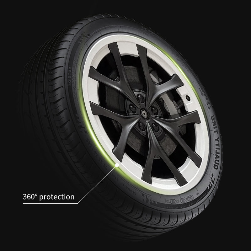4PCS Wheel Rim Protector for Model Y Juniper Performance 21in Rim Guard Hubcap Cover for Tesla Model Y Performance Rim Case Curb Rash Protection Wheel Cover Tire Trim Covers