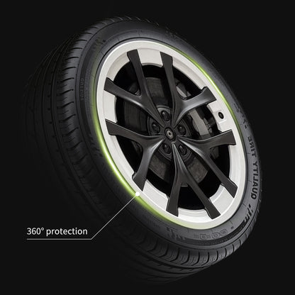 4PCS Wheel Rim Protector for Model Y Juniper Performance 21in Rim Guard Hubcap Cover for Tesla Model Y Performance Rim Case Curb Rash Protection Wheel Cover Tire Trim Covers