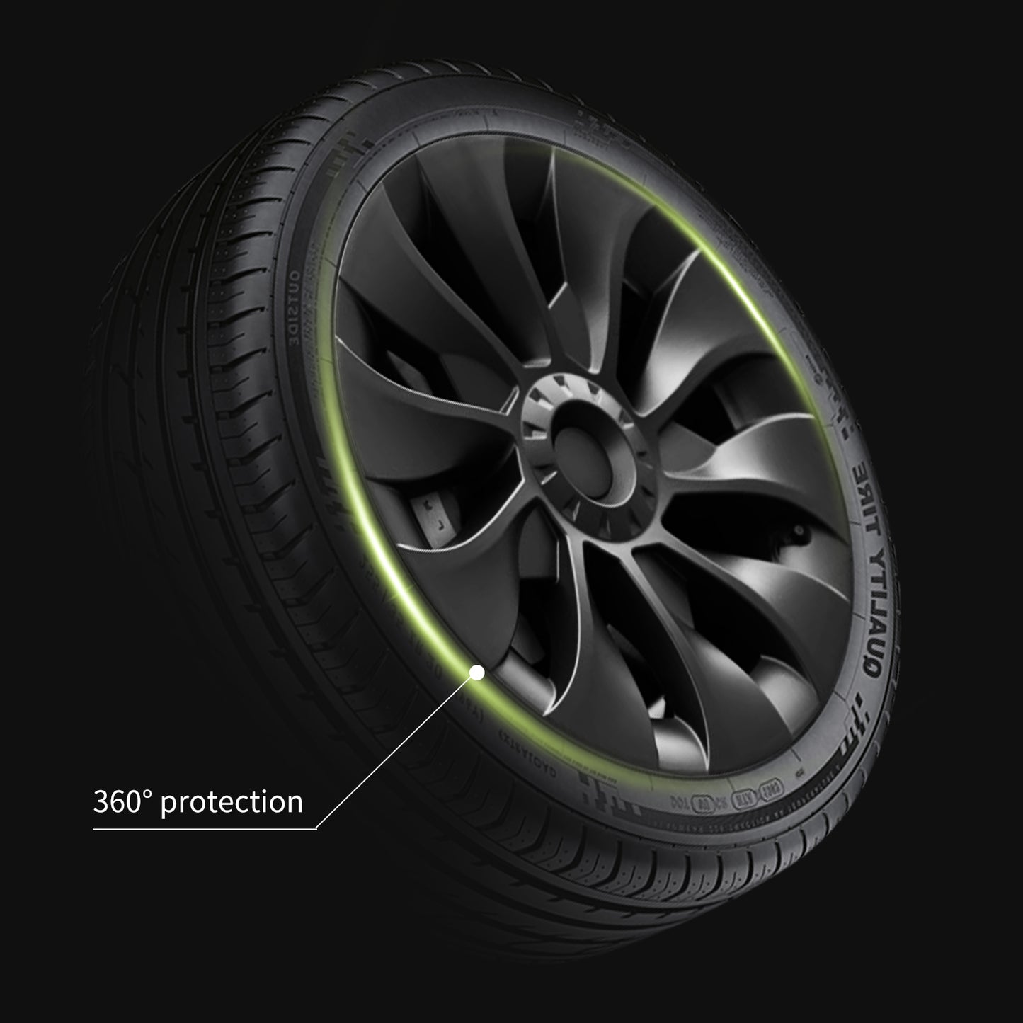 Model 3 Hubcaps Design for Tesla Model 3 (2017-2023) Wheel Cover 4PCS 18 Inch Sakura Replacement